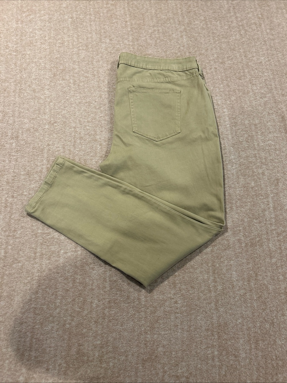Sonoma Jeans Women’s 18S Slim Straight in Olive Plus Size